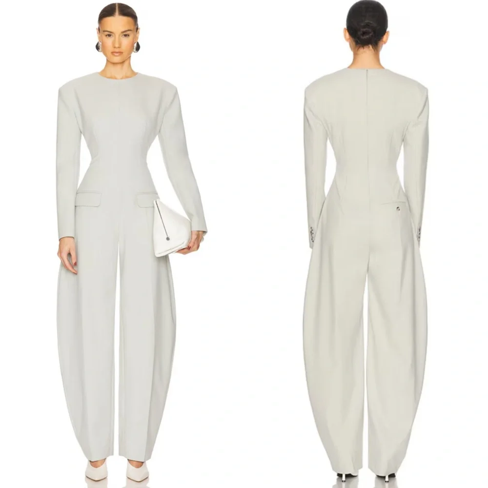 Helsa The Architect Jumpsuit in grey Size Medium - Picture 9 of 9